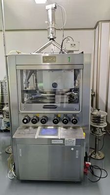 จีน GZP55 High Speed Rotary Tablet Press Machine with 100kN Main Pressure 20kN Pre-Pressure and 396000PCS/H Production Capacity ผู้ผลิต