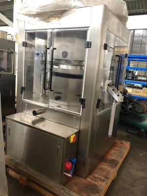 เครื่องอัดเม็ดยาแบบหมุนความเร็วสูงพร้อมความจุ 596400 เม็ด/ชั่วโมง พร้อม PLC อัตโนมัติและบริการออนไลน์ตลอด 24 ชั่วโมง ผู้ผลิต