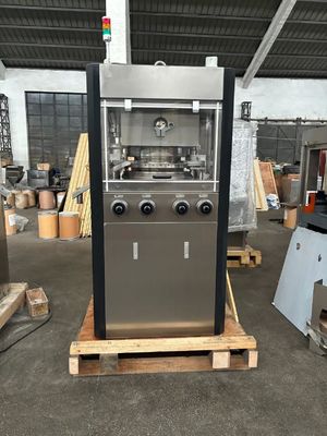 25mm Tablet Automatic Rotary Tablet Press Machine with 100kN Pressure and 40r/min Turret Speed ผู้ผลิต