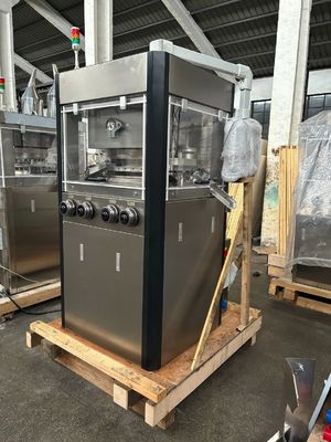 25mm Tablet Automatic Rotary Tablet Press Machine with 100kN Pressure and 40r/min Turret Speed ผู้ผลิต
