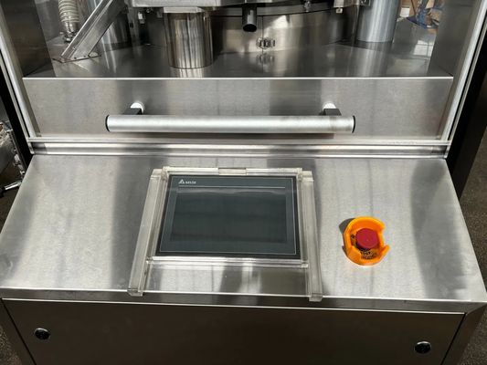 GMP 21 CFR ส่วน 11 เครื่องพิมพ์แท็บเล็ตความเร็วสูงที่มี 61 สถานีและความจุ 439200 PCS / ชั่วโมงสําหรับอุตสาหกรรมยา ผู้ผลิต