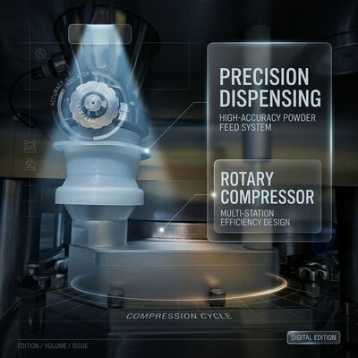 Speed Tablet Press Machine GZPK-45/55 Automatic Tablet Weight Control High-Speed Rotary Press D B Tooling ผู้ผลิต