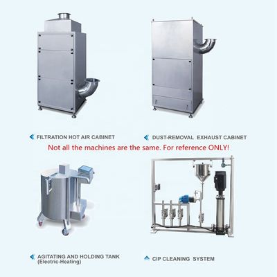 TIANHE PLC Control เครื่องเคลือบแท็บเล็ตยา เครื่องเคลือบถั่วหวาน ผู้ผลิต